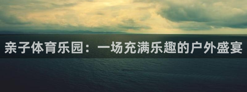 oety欧亿：亲子体育乐园：一场充满乐趣的户外盛宴